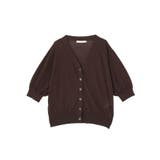 【抗菌防臭】5分袖シアーVネックニットカーディガン | AMERICAN HOLIC | 詳細画像32 