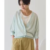 【抗菌防臭】5分袖シアーVネックニットカーディガン | AMERICAN HOLIC | 詳細画像18 