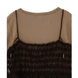 【2点セット】半袖Tシャツ＋チュールビスチェ | AMERICAN HOLIC | 詳細画像52 