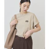 モカ | STARLY 刺繍ロゴTシャツ | AMERICAN HOLIC