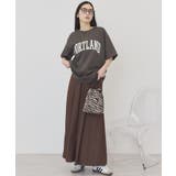 【接触冷感・UVカット】【選べる丈】ギャザースカーチョ【WEB限定カラー有り】 | AMERICAN HOLIC | 詳細画像19 