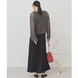 【接触冷感・UVカット】【選べる丈】ギャザースカーチョ【WEB限定カラー有り】 | AMERICAN HOLIC | 詳細画像6 