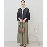 【接触冷感・UVカット】【選べる丈】ギャザースカーチョ【WEB限定カラー有り】 | AMERICAN HOLIC | 詳細画像10 