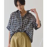 【接触冷感・イージーケア】シアーチェックシャツ | AMERICAN HOLIC | 詳細画像15 