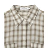 【接触冷感・イージーケア】シアーチェックシャツ | AMERICAN HOLIC | 詳細画像33 