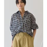 【接触冷感・イージーケア】シアーチェックシャツ | AMERICAN HOLIC | 詳細画像20 