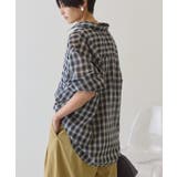 【接触冷感・イージーケア】シアーチェックシャツ | AMERICAN HOLIC | 詳細画像21 