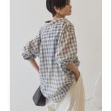 【接触冷感・イージーケア】シアーチェックシャツ | AMERICAN HOLIC | 詳細画像34 