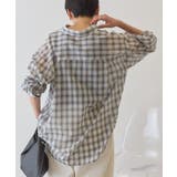 【接触冷感・イージーケア】シアーチェックシャツ | AMERICAN HOLIC | 詳細画像35 