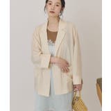 アイボリー | 【接触冷感】ニュアンスオーバージャケット | AMERICAN HOLIC