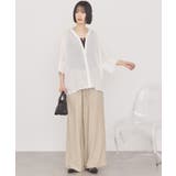 【接触冷感】Vネックポンチョシャツ | AMERICAN HOLIC | 詳細画像3 