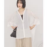 オフホワイト | 【接触冷感】Vネックポンチョシャツ | AMERICAN HOLIC