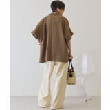 【接触冷感・イージーケア】リネンライク半袖ジャケット | AMERICAN HOLIC | 詳細画像16 