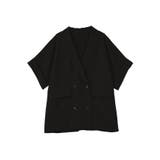 【接触冷感・イージーケア】リネンライク半袖ジャケット | AMERICAN HOLIC | 詳細画像40 