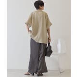 【接触冷感・イージーケア】リネンライク半袖ジャケット | AMERICAN HOLIC | 詳細画像9 