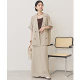 【接触冷感・イージーケア】リネンライク半袖ジャケット | AMERICAN HOLIC | 詳細画像27 