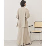 【接触冷感・イージーケア】リネンライク半袖ジャケット | AMERICAN HOLIC | 詳細画像29 