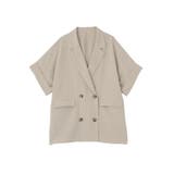 【接触冷感・イージーケア】リネンライク半袖ジャケット | AMERICAN HOLIC | 詳細画像41 