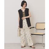 【接触冷感・イージーケア】リネンライクペプラムベスト | AMERICAN HOLIC | 詳細画像21 