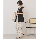 【接触冷感・イージーケア】リネンライクペプラムベスト | AMERICAN HOLIC | 詳細画像22 