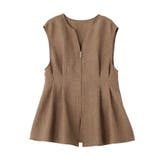 【接触冷感・イージーケア】リネンライクペプラムベスト | AMERICAN HOLIC | 詳細画像24 