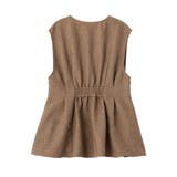 【接触冷感・イージーケア】リネンライクペプラムベスト | AMERICAN HOLIC | 詳細画像43