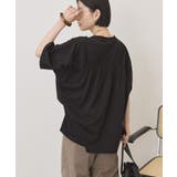 ブラック | バックギャザーコクーンカットプルオーバー | AMERICAN HOLIC