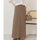 【接触冷感・イージーケア】リネンライクマーメイドスカート | AMERICAN HOLIC | 詳細画像2 