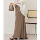 【接触冷感・イージーケア】リネンライクマーメイドスカート | AMERICAN HOLIC | 詳細画像3 