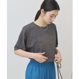 チャコールグレー | メッセージロゴTシャツ | AMERICAN HOLIC