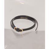 ブラック | スリムピンレスベルト | AMERICAN HOLIC