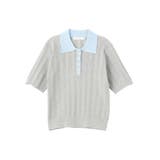 襟配色ニットポロ | AMERICAN HOLIC | 詳細画像17 