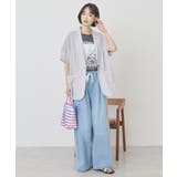 【接触冷感】シアーテーラード半袖ジャケット | AMERICAN HOLIC | 詳細画像25 