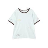ランダムロゴ刺繍リンガーTシャツ | AMERICAN HOLIC | 詳細画像46 