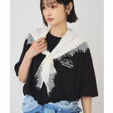 サテンレース三角スカーフ | AMERICAN HOLIC | 詳細画像2