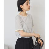 配色レイヤード風シアーTシャツ | AMERICAN HOLIC | 詳細画像1
