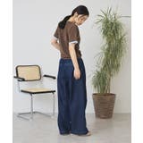 配色レイヤード風シアーTシャツ | AMERICAN HOLIC | 詳細画像33 