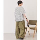 【UVカット・接触冷感】ボーダーコクーンプルオーバー | AMERICAN HOLIC | 詳細画像7 