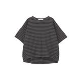 【UVカット・接触冷感】ボーダーコクーンプルオーバー | AMERICAN HOLIC | 詳細画像22 