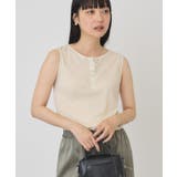 【2点セット】シアーリブヘンリーネックニット+タンクトップ | AMERICAN HOLIC | 詳細画像14