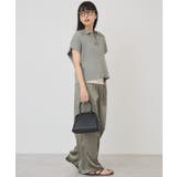 フレンチスリーブリブニットポロ | AMERICAN HOLIC | 詳細画像9
