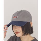 【UVカット】バイカラーピグメントキャップ | AMERICAN HOLIC | 詳細画像1