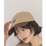 ベージュ | 【UVカット】バイカラーピグメントキャップ | AMERICAN HOLIC