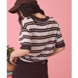 【PENNEY'S】レトロボーダー半袖ニット | AMERICAN HOLIC | 詳細画像6
