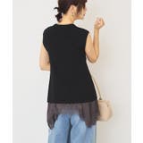 【接触冷感・UVカット】メタルボタンフレンチスリーブニット | AMERICAN HOLIC | 詳細画像13