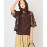 【2点セット】メッシュレース半袖シャツ+スカーフ | AMERICAN HOLIC | 詳細画像14 