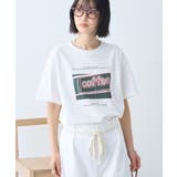 オフホワイト | 【遮熱】刺繍&フォトプリントTシャツ | AMERICAN HOLIC