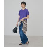 【2点セット】配色レイヤードメローTシャツ | AMERICAN HOLIC | 詳細画像23
