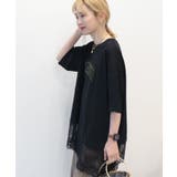 カレッジロゴレースドッキングTシャツ | AMERICAN HOLIC | 詳細画像23