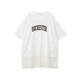カレッジロゴレースドッキングTシャツ | AMERICAN HOLIC | 詳細画像55